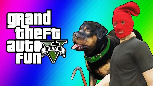Vanoss GTA 5 Online有趣时刻 - 超级飞行器大战!